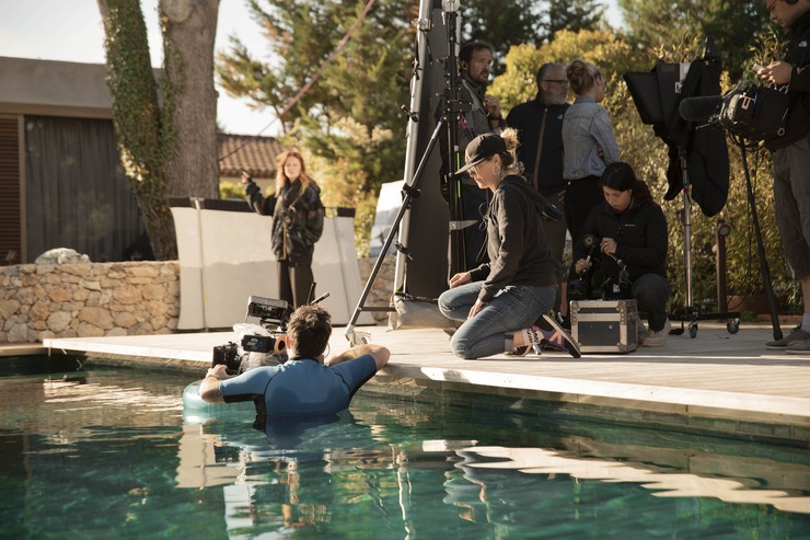 Backstage · plateau
